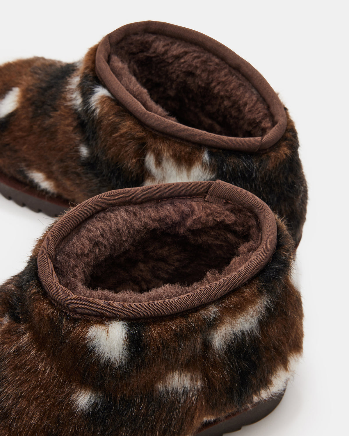 CABIN Faux Fur Multi Cozy Bootie | Women's Booties Steve Madden MULTI