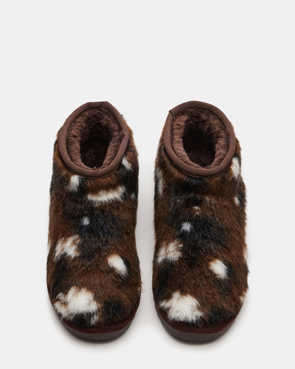 CABIN Faux Fur Multi Cozy Bootie | Women's Booties Steve Madden MULTI