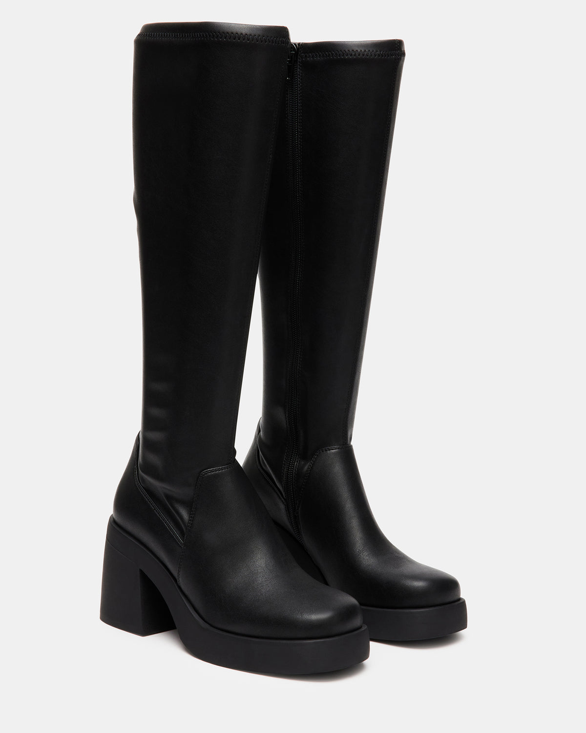 BERKLEIGH Black Wide Calf Women's Knee High Boot Steve Madden BLACK