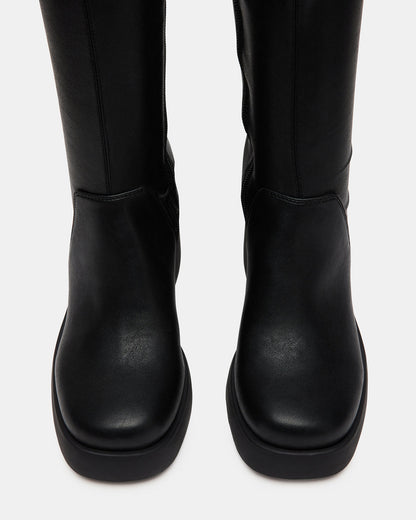 BERKLEIGH Black Wide Calf Women's Knee High Boot Steve Madden BLACK