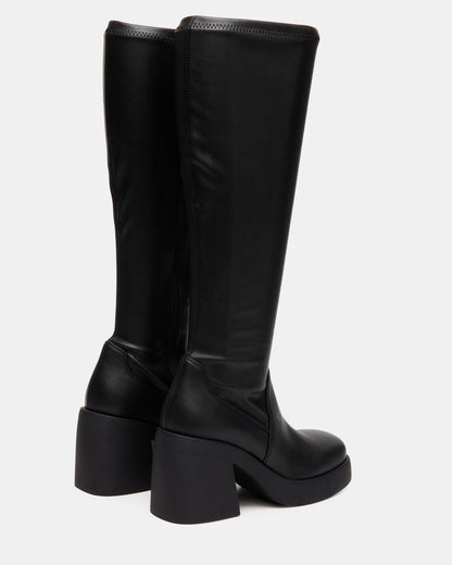 BERKLEIGH Black Wide Calf Women's Knee High Boot Steve Madden BLACK