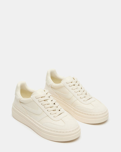 DODGE Off-White Low-Top Platform Women's Sneaker Steve Madden OFF-WHITE