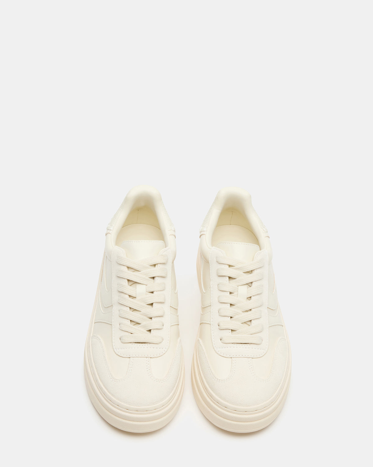 DODGE Off-White Low-Top Platform Women's Sneaker Steve Madden OFF-WHITE