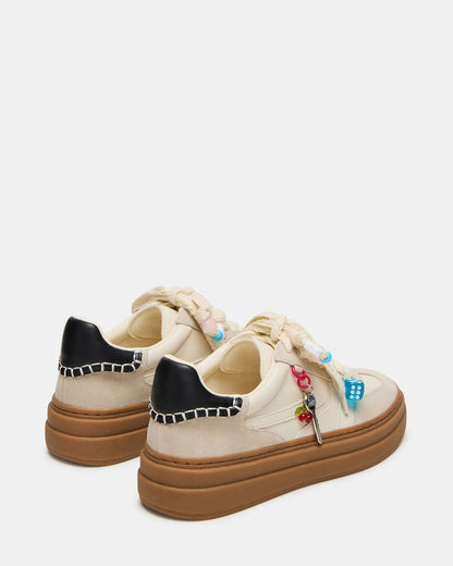 DODGE CHARM Bone Multi Low-Top Platform Women's Sneaker Steve Madden BONE MULTI