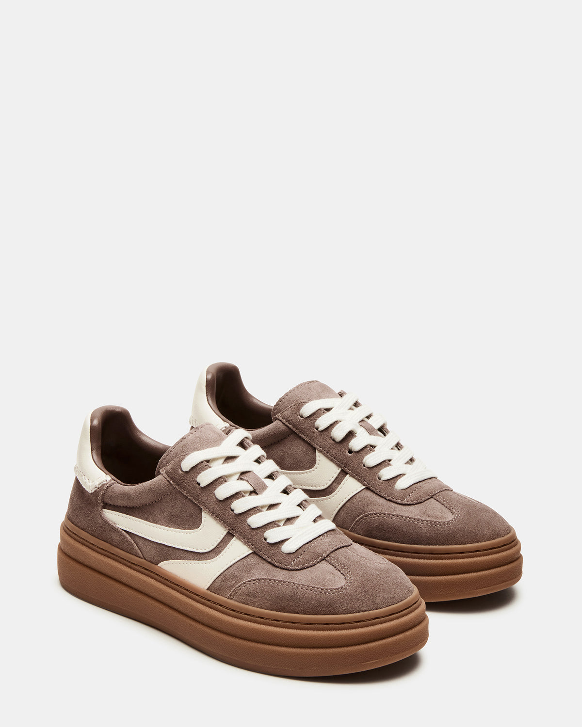 DODGE Espresso Low-Top Platform Women's Sneaker Steve Madden TAUPE MULTI