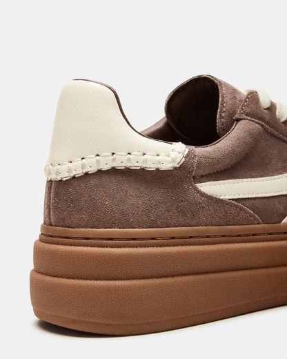 DODGE Espresso Low-Top Platform Women's Sneaker Steve Madden TAUPE MULTI
