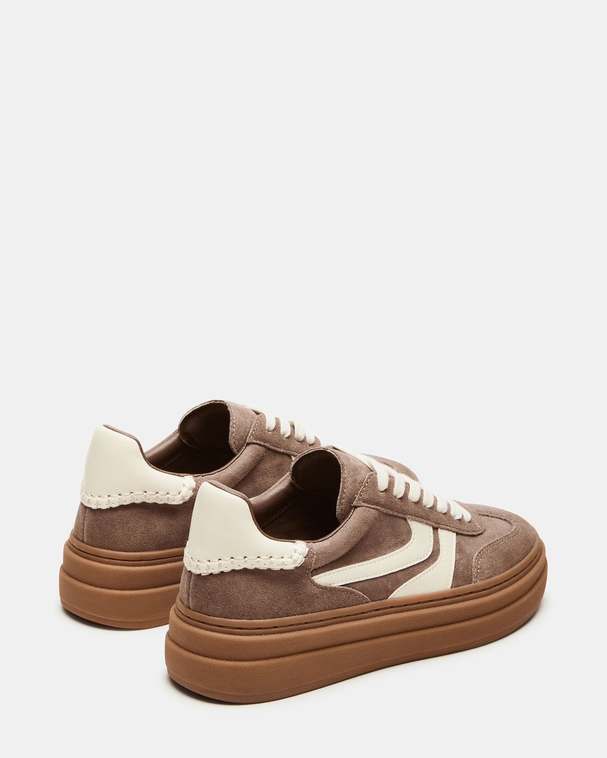 DODGE Espresso Low-Top Platform Women's Sneaker Steve Madden TAUPE MULTI
