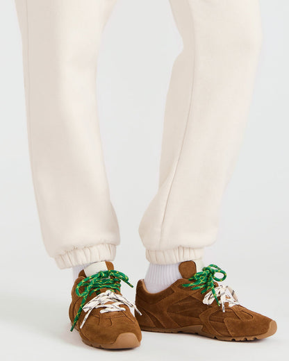 AZIEL Camel Suede Low-Top Lace-Up Women's Sneakers Steve Madden CAMEL SUEDE