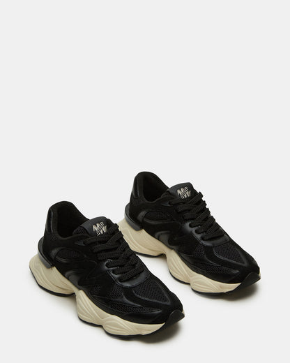 SEBI Black Low-Top Lace-Up Women's Sneaker Steve Madden BLACK