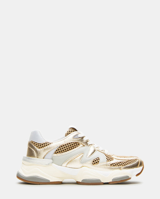 SEBI Gold Multi Low-Top Lace-Up Women's Sneaker Steve Madden GOLD MULTI