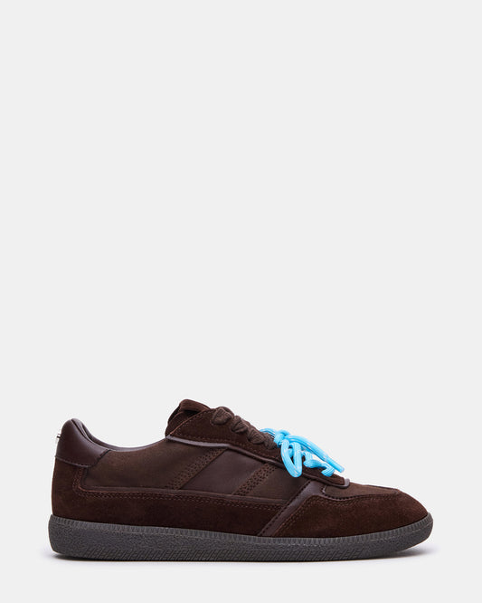 SPORTY Brown Low-Top Lace-Up Women's Sneaker Steve Madden BROWN