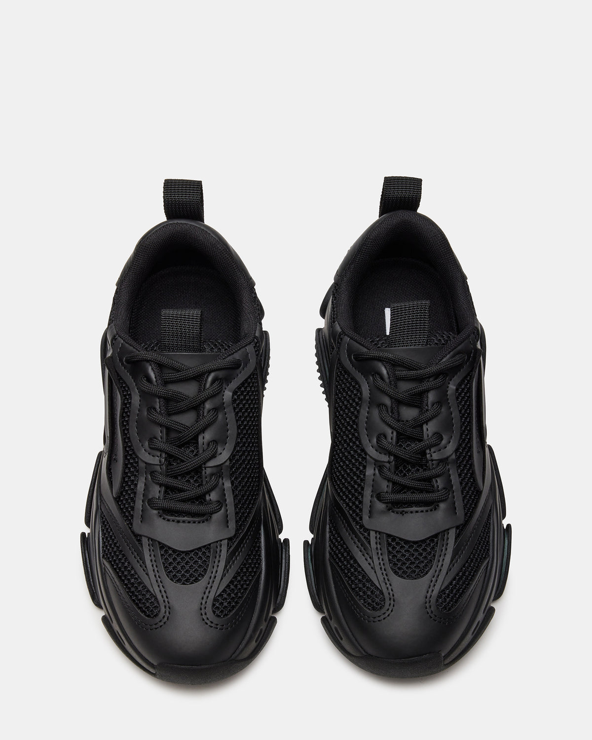 POSSESSION Black Platform Lace-Up Women's Sneaker Steve Madden BLACK