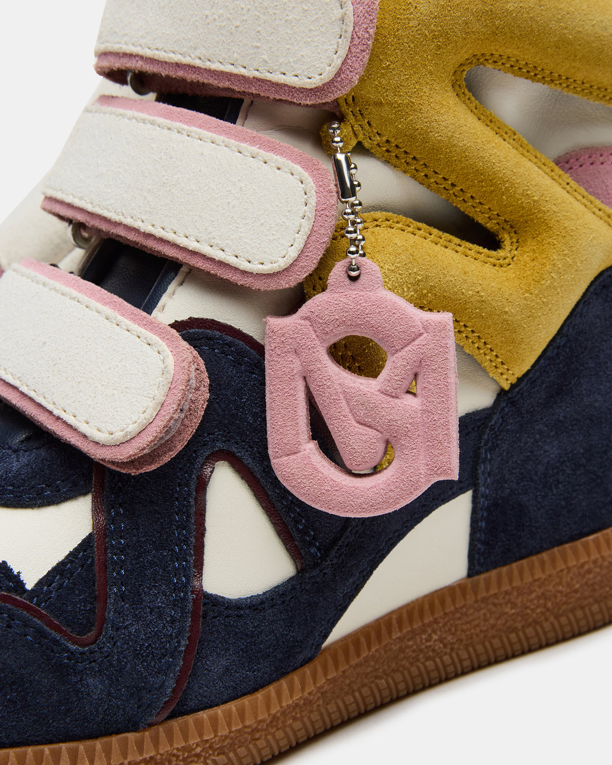 MAVIS Navy Suede High-Top Velcro Women's Sneaker Steve Madden NAVY SUEDE