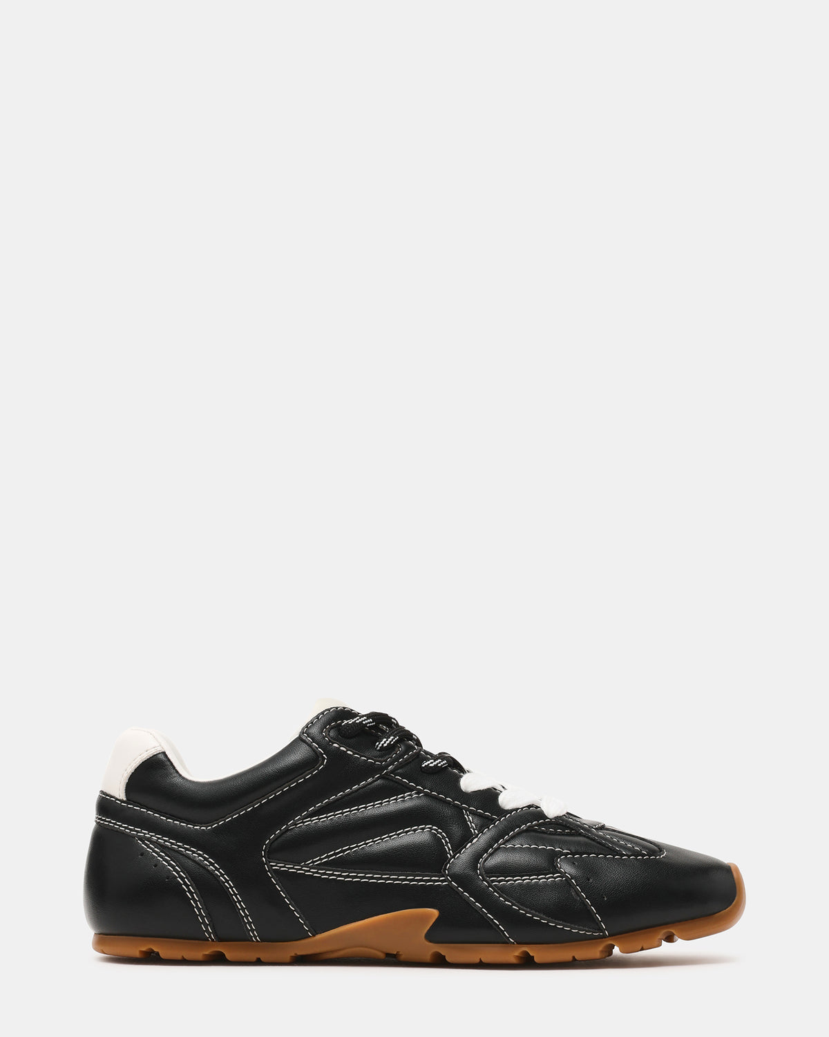 AZIEL Black Low-Top Lace-Up Women's Sneakers Steve Madden BLACK