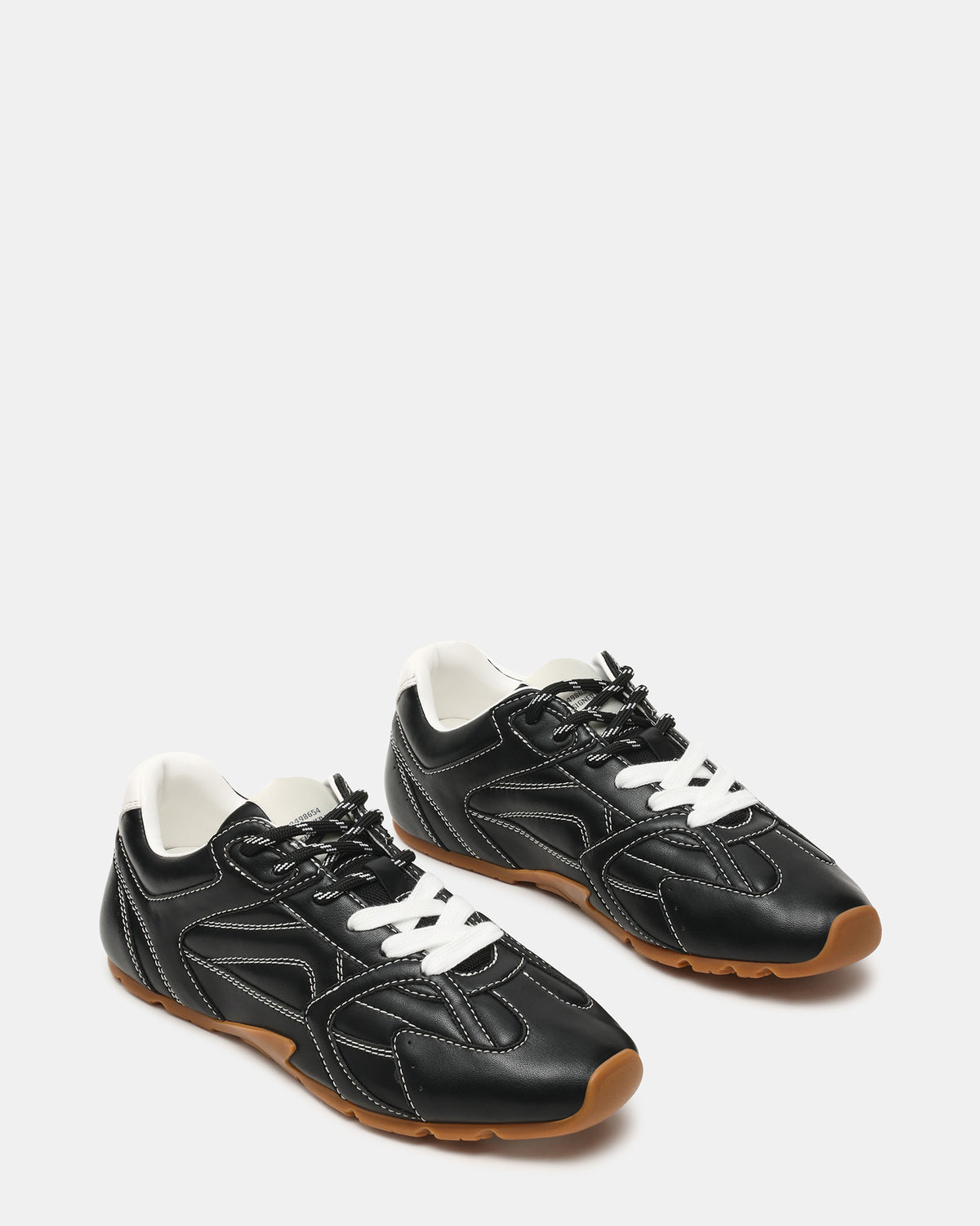 AZIEL Black Low-Top Lace-Up Women's Sneakers Steve Madden BLACK