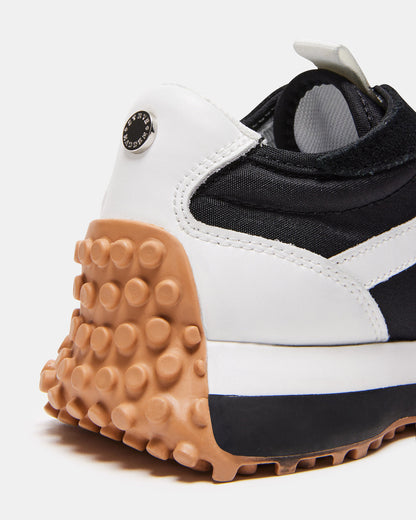 CAMPO Black/White Lace-Up Women's Sneaker Steve Madden BLACK WHITE