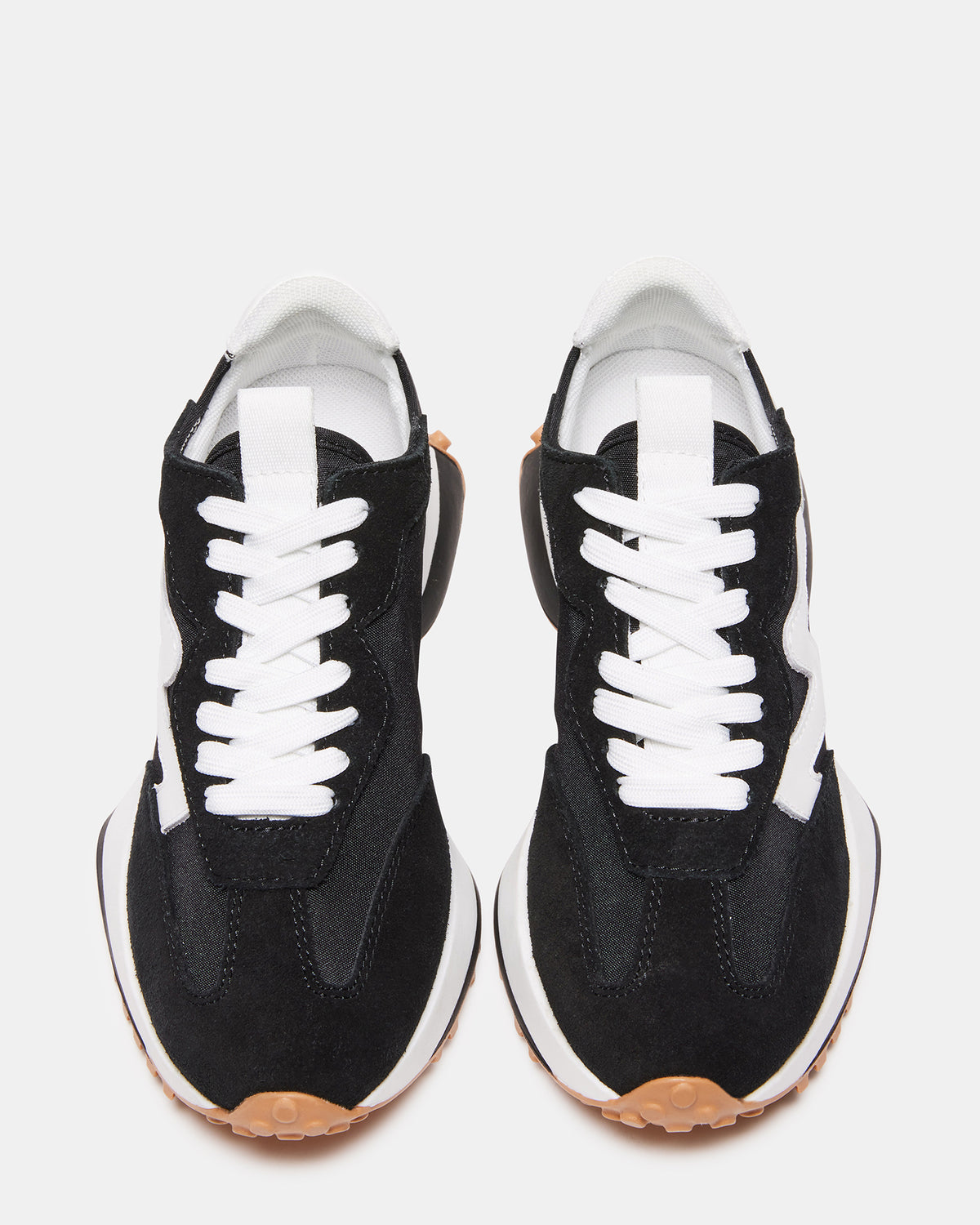 CAMPO Black/White Lace-Up Women's Sneaker Steve Madden BLACK WHITE
