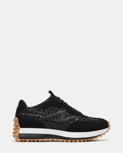 CAMPO Black/Beige Lace-Up Women's Sneaker Steve Madden BLACK/BEIGE