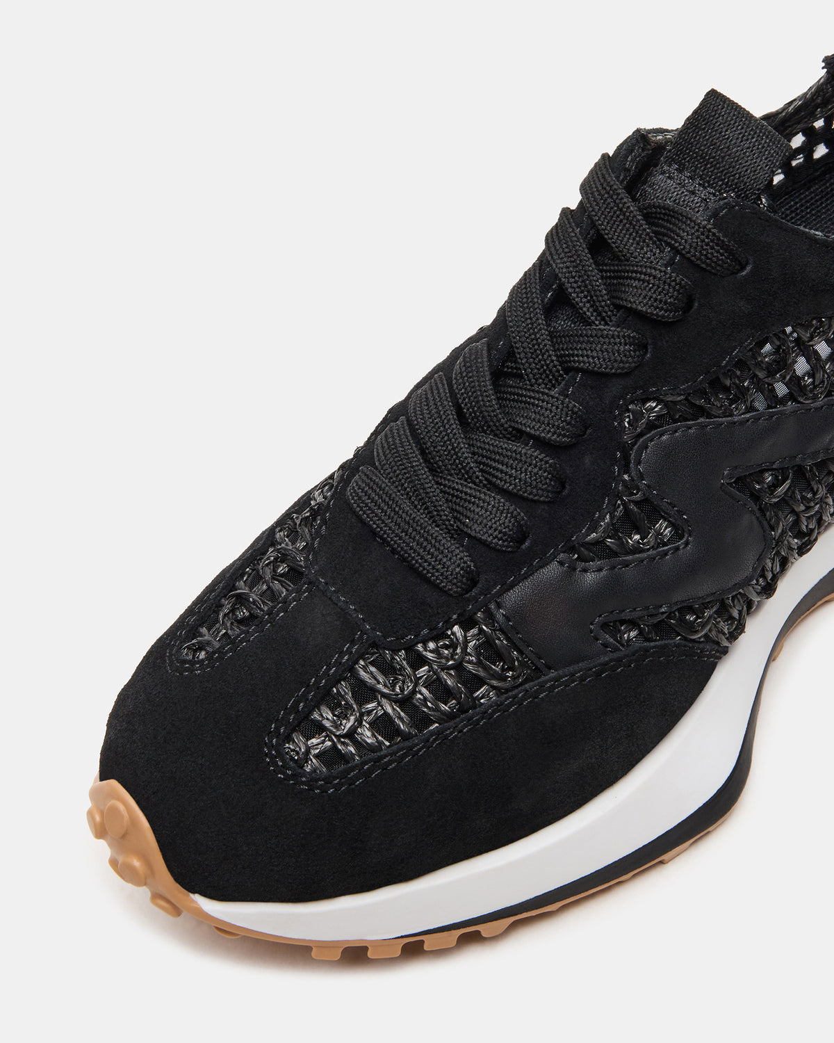 CAMPO Black/Beige Lace-Up Women's Sneaker Steve Madden BLACK/BEIGE