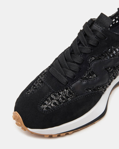 CAMPO Black/Beige Lace-Up Women's Sneaker Steve Madden BLACK/BEIGE