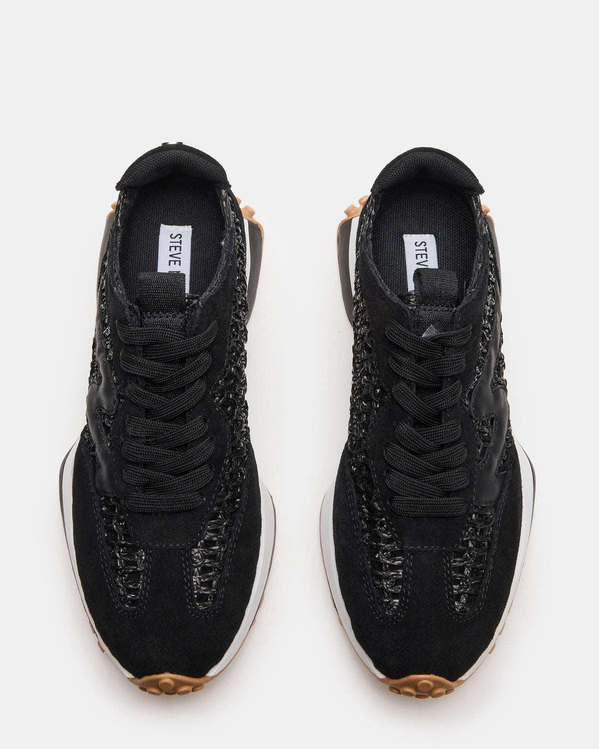 CAMPO Black/Beige Lace-Up Women's Sneaker Steve Madden BLACK/BEIGE