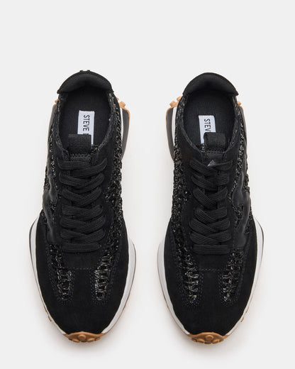 CAMPO Black/Beige Lace-Up Women's Sneaker Steve Madden BLACK/BEIGE
