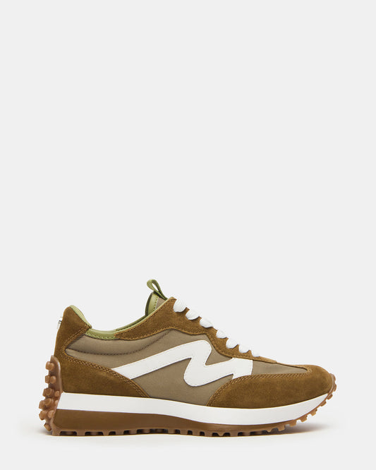 CAMPO Olive Multi Lace-Up Women's Sneaker Steve Madden OLIVE MULTI