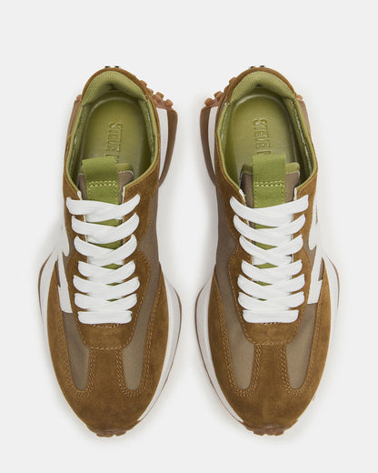 CAMPO Olive Multi Lace-Up Women's Sneaker Steve Madden OLIVE MULTI