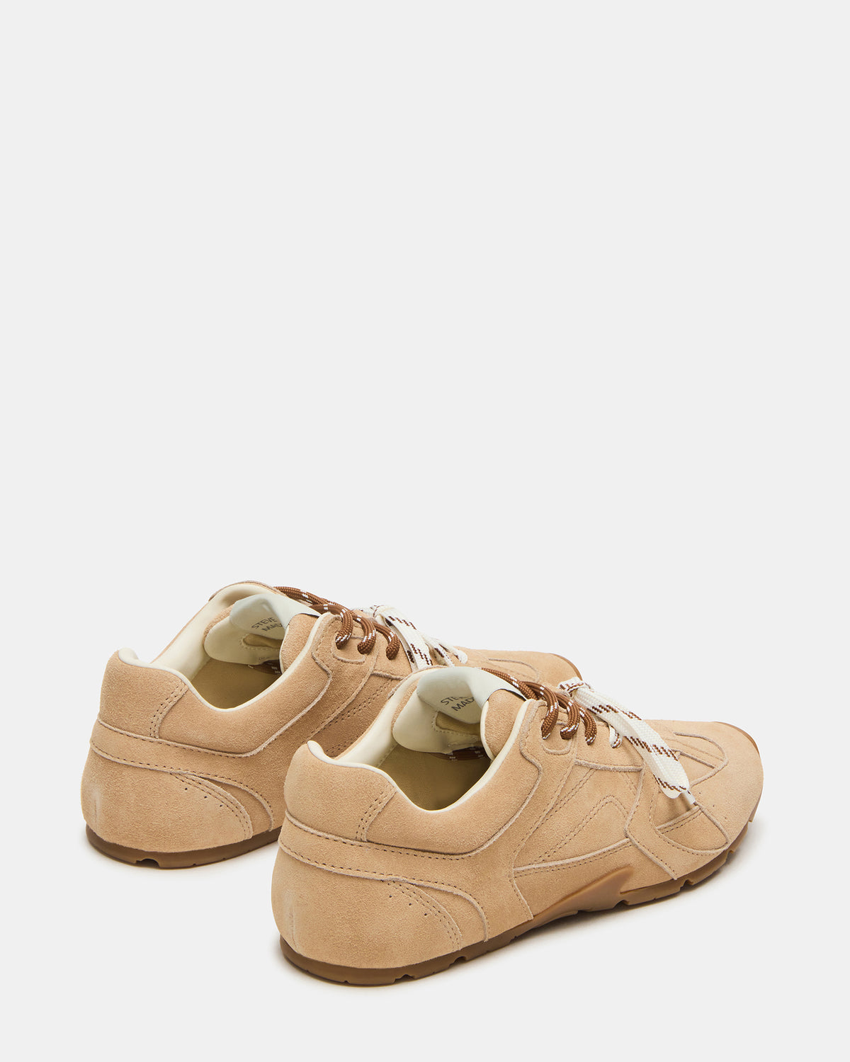 AZIEL Sand Suede Low-Top Lace-Up Women's Sneakers Steve Madden SAND SUEDE