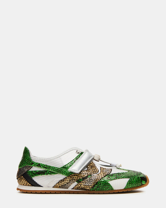 VIPER Green Multi Low-Top Velcro Women's Sneaker Steve Madden GREEN MULTI