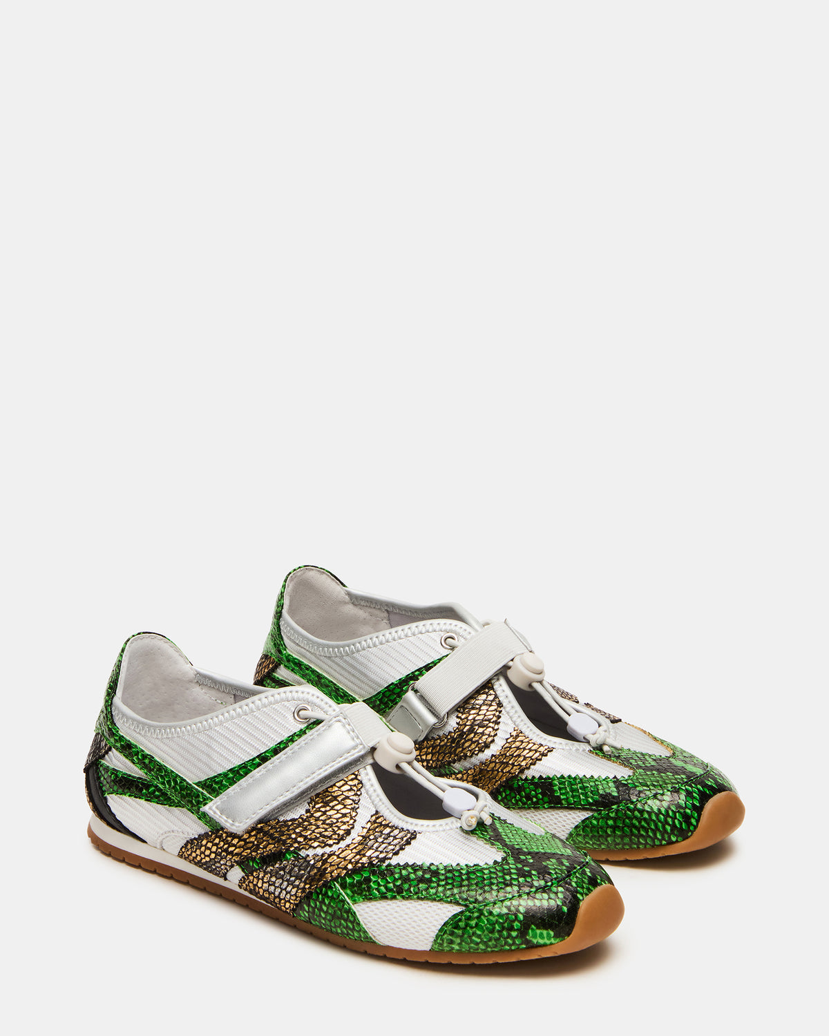 VIPER Green Multi Low-Top Velcro Women's Sneaker Steve Madden GREEN MULTI