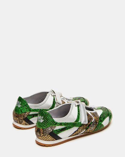 VIPER Green Multi Low-Top Velcro Women's Sneaker Steve Madden GREEN MULTI
