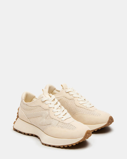 CAMPO Natural Raffia Lace-Up Women's Sneaker Steve Madden NATURAL RAFFIA