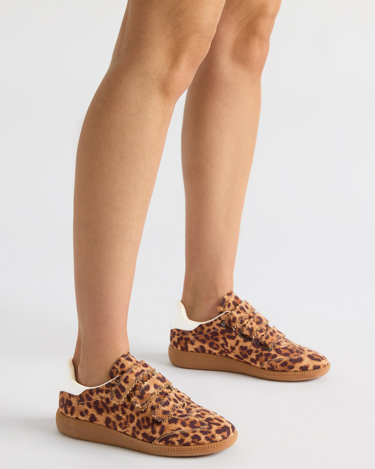 MOMENTUM Leopard Velcro Low-Top Women's Sneakers Steve Madden LEOPARD