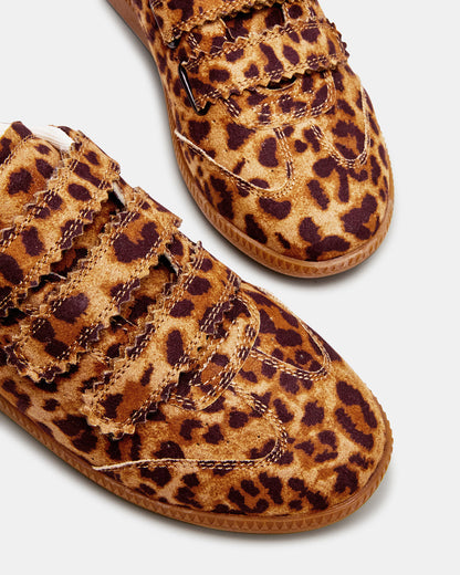 MOMENTUM Leopard Velcro Low-Top Women's Sneakers Steve Madden LEOPARD
