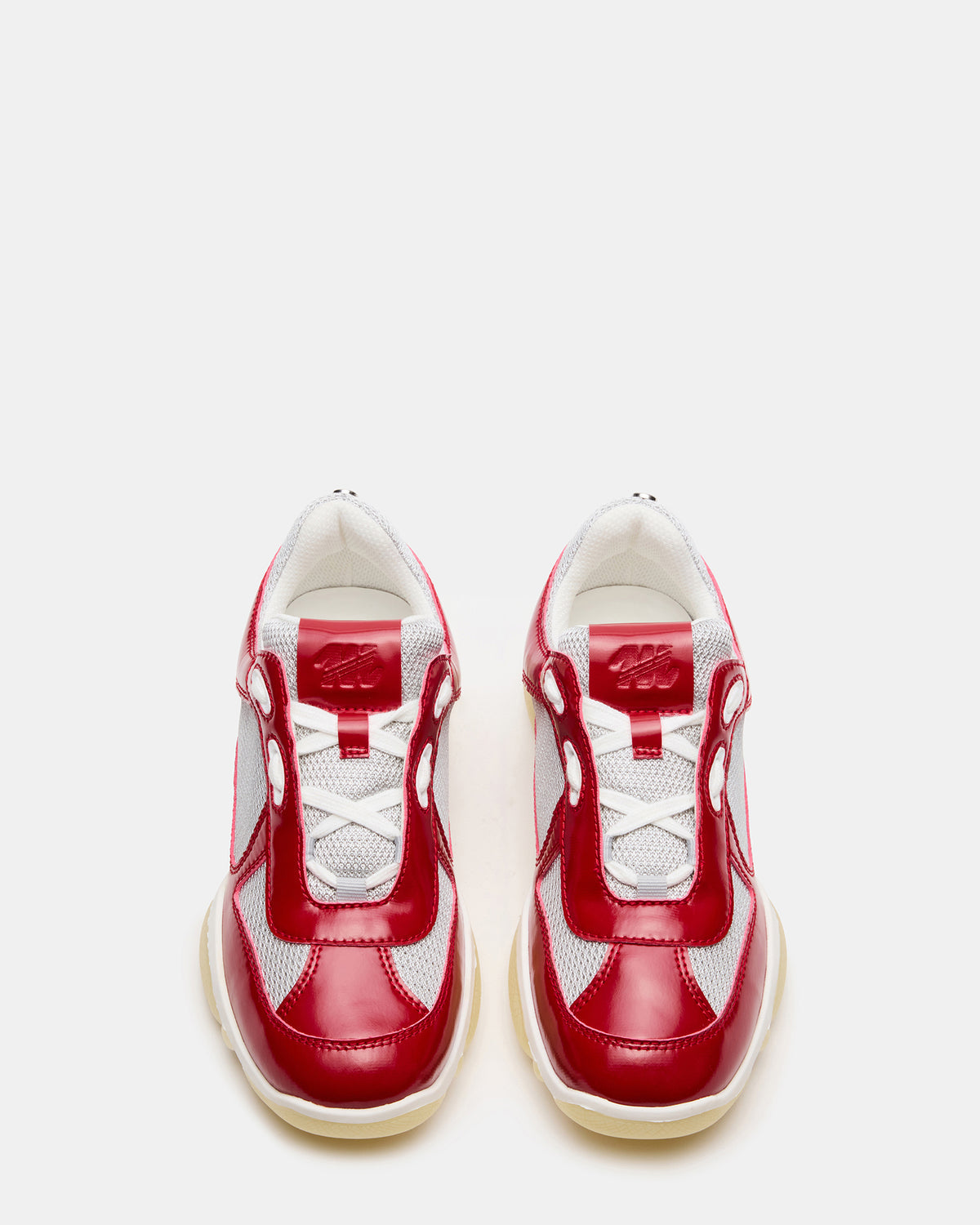 DUSTIN Red Mesh Lace-Up Low-Top Women's Sneaker Steve Madden RED