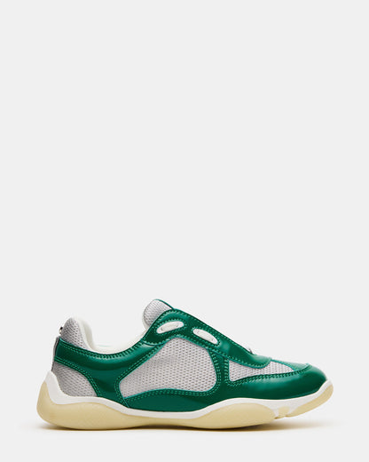 DUSTIN Green Mesh Lace-Up Low-Top Women's Sneaker Steve Madden GREEN