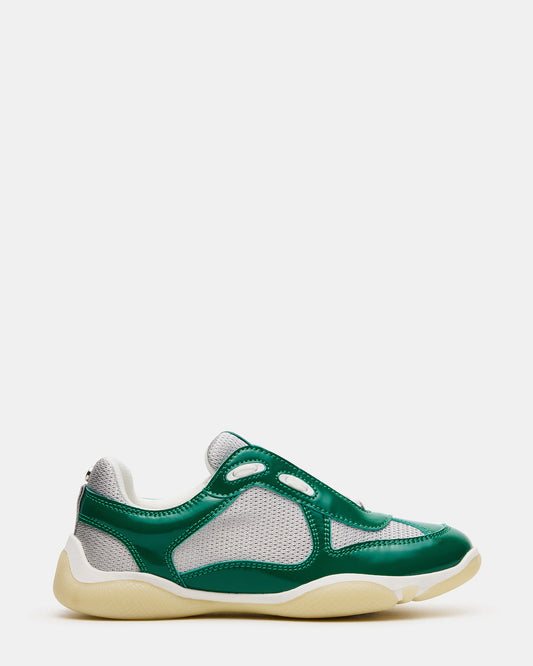 DUSTIN Green Mesh Lace-Up Low-Top Women's Sneaker Steve Madden GREEN