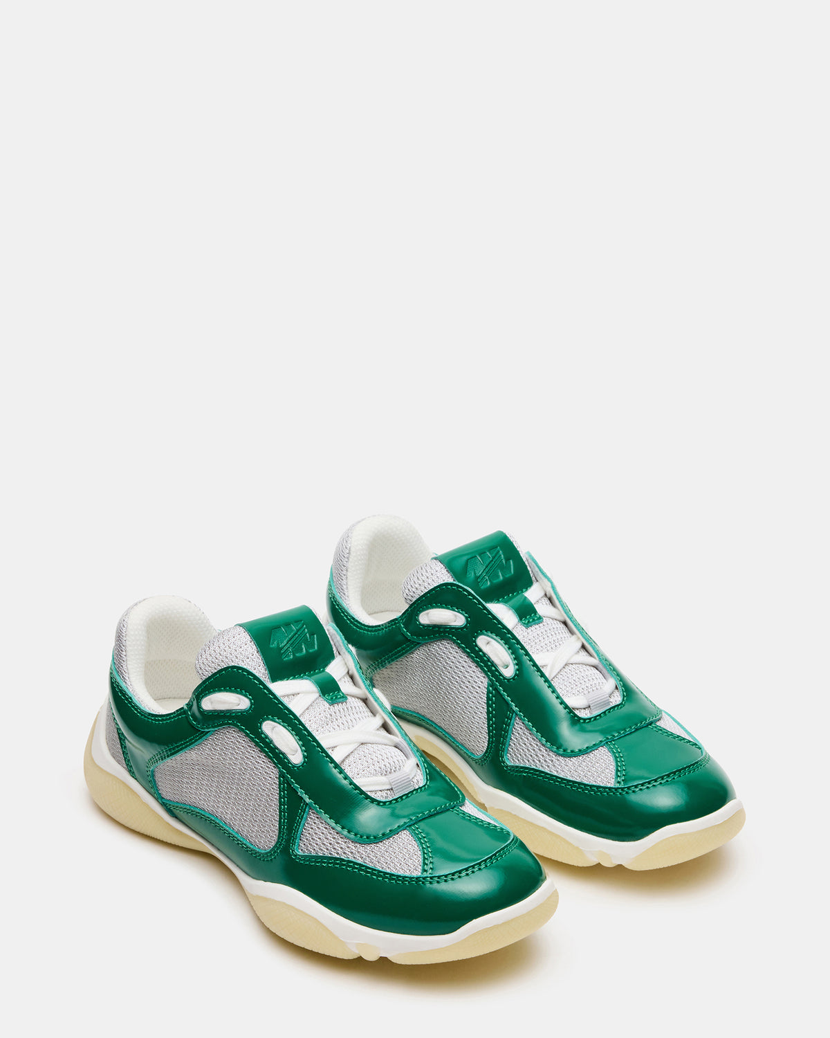 DUSTIN Green Mesh Lace-Up Low-Top Women's Sneaker Steve Madden GREEN
