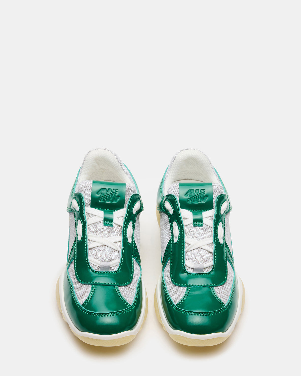 DUSTIN Green Mesh Lace-Up Low-Top Women's Sneaker Steve Madden GREEN