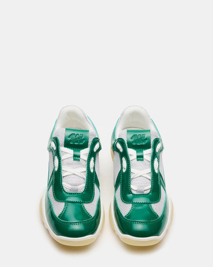 DUSTIN Green Mesh Lace-Up Low-Top Women's Sneaker Steve Madden GREEN