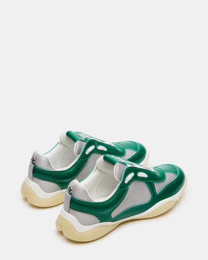 DUSTIN Green Mesh Lace-Up Low-Top Women's Sneaker Steve Madden GREEN