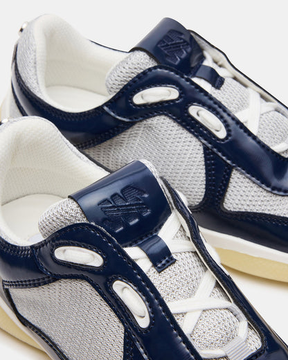 DUSTIN Navy Mesh Lace-Up Low-Top Women's Sneaker Steve Madden NAVY