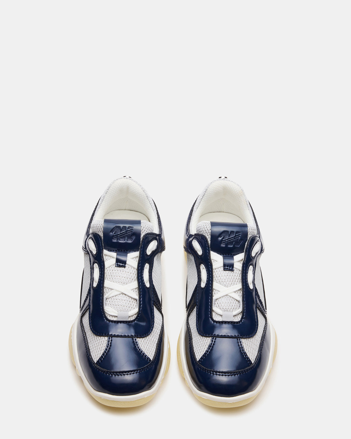 DUSTIN Navy Mesh Lace-Up Low-Top Women's Sneaker Steve Madden NAVY