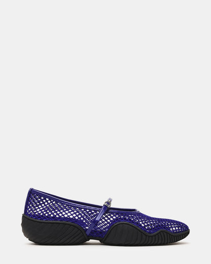 VICKEE Blue Mesh Mary Jane Buckle Chunky Sole Ballet Women's Sneaker Steve Madden BLUE MESH