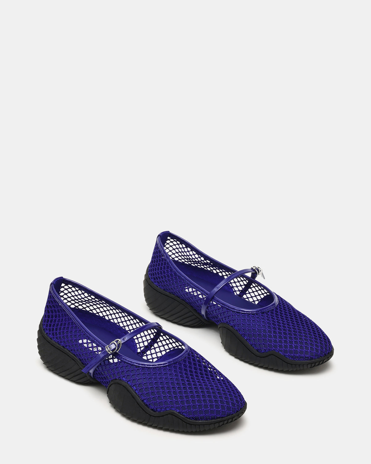 VICKEE Blue Mesh Mary Jane Buckle Chunky Sole Ballet Women's Sneaker Steve Madden BLUE MESH