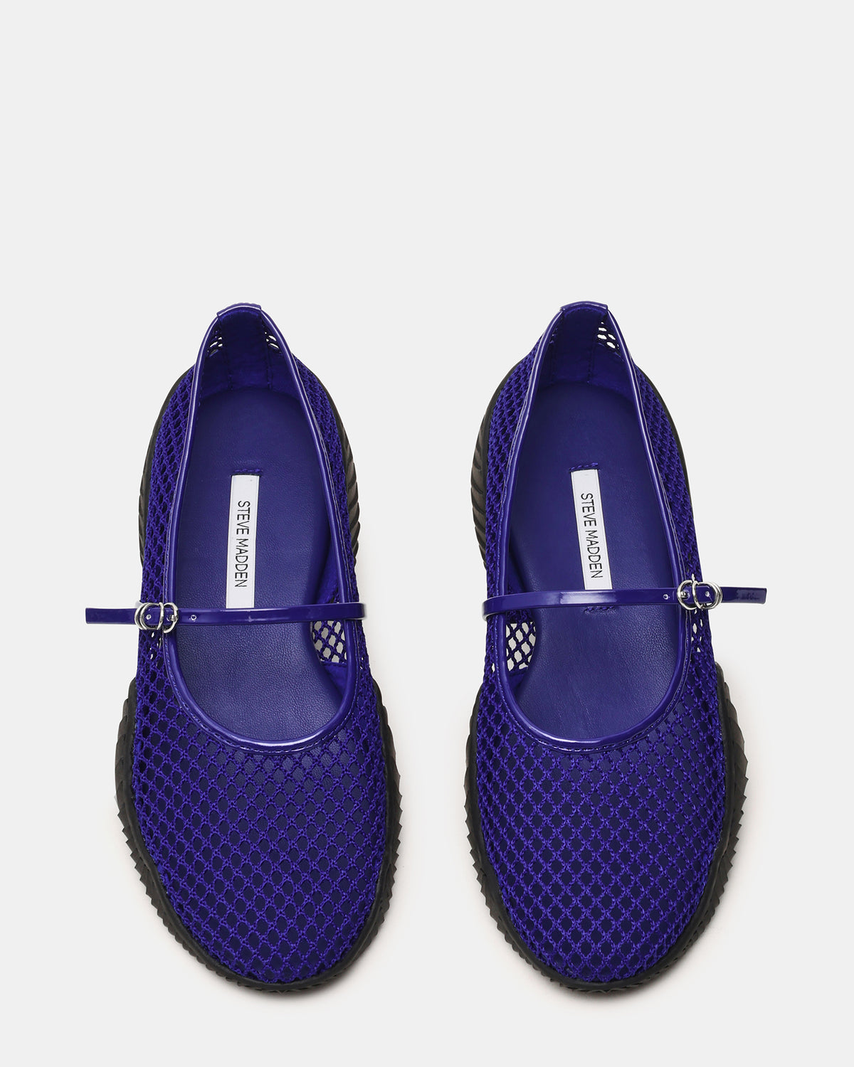 VICKEE Blue Mesh Mary Jane Buckle Chunky Sole Ballet Women's Sneaker Steve Madden BLUE MESH