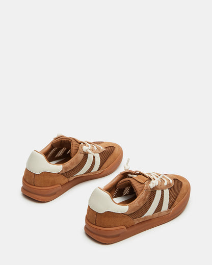 VERDICT Tan Multi Women's Lace-Up Sneaker Steve Madden TAN MULTI