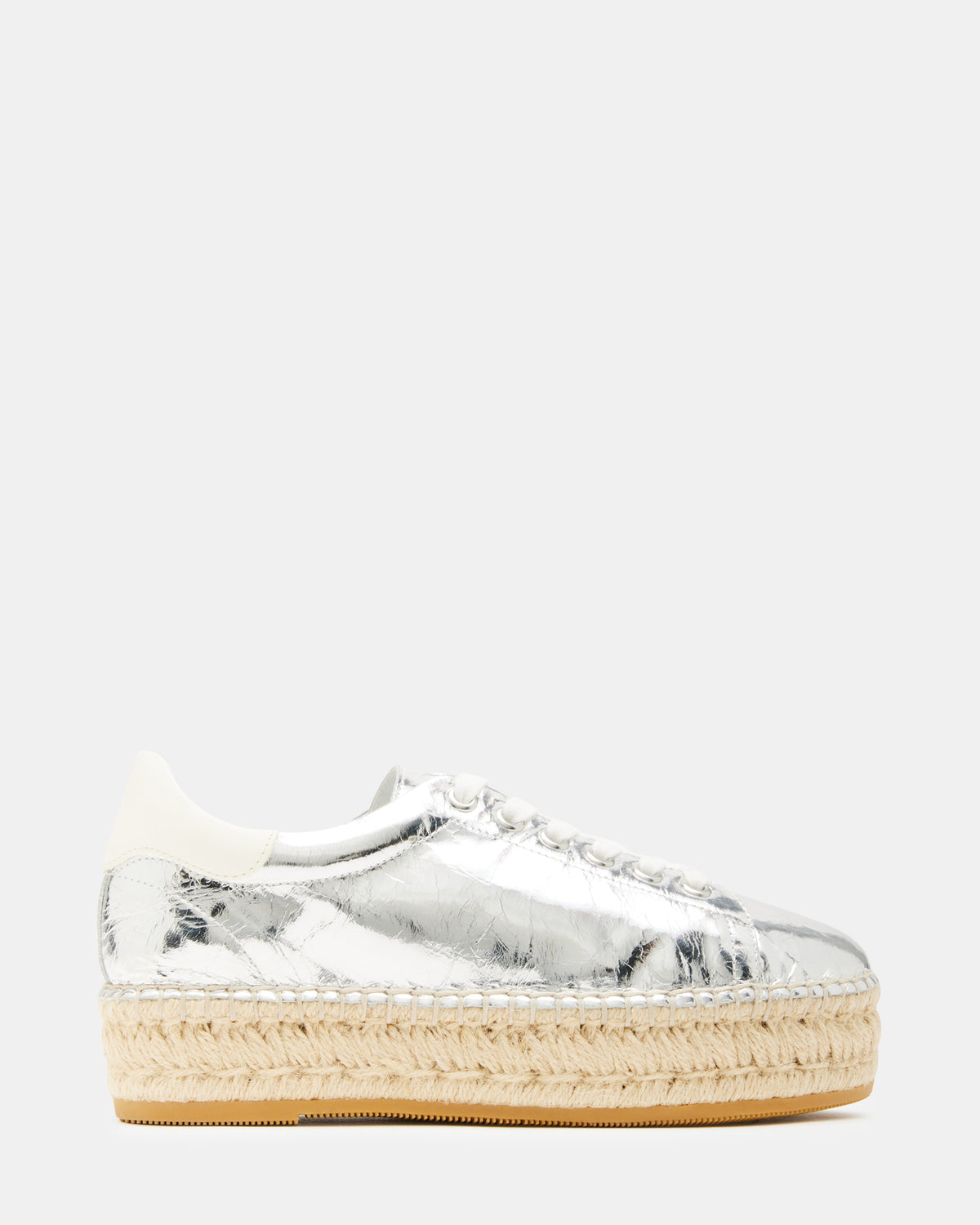 BECKY Silver Multi Women's Espadrille Platform Casual Sneakers Steve Madden SILVER MULTI