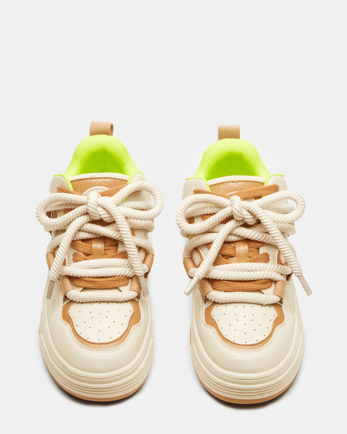 BOOMER Tan Multi Platform Chunky Sneaker | Women's Sneakers Steve Madden TAN MULTI